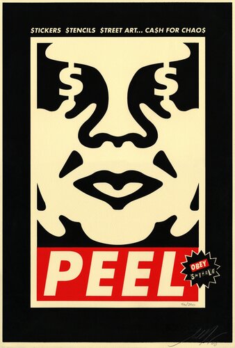 Giant Peel van Shepard Fairey, Afdruk te koop op Singulart