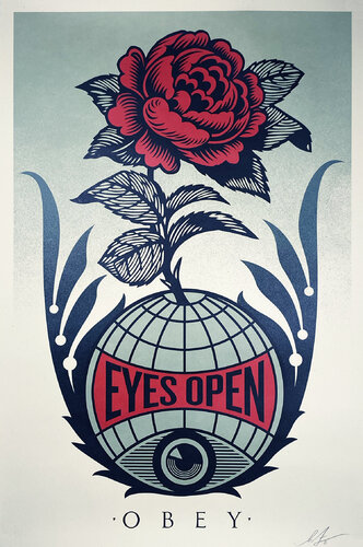 Eyes Open' **FOR SALE** van Shepard Fairey, Afdruk te koop op Singulart