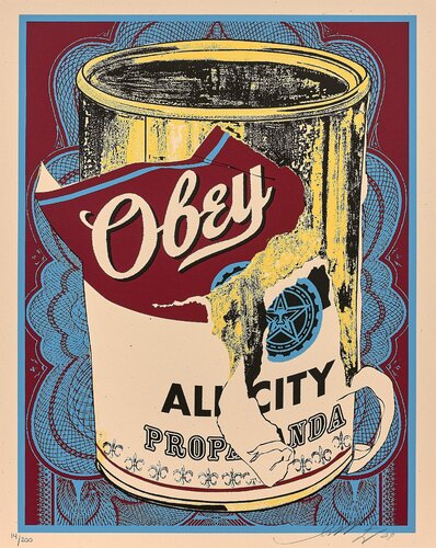 Soup Can 3 van Shepard Fairey, Afdruk te koop op Singulart