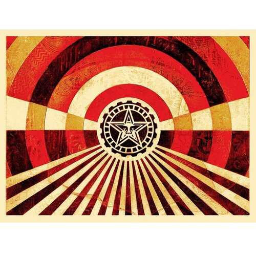 Shepard Fairey "Tunnel Vision" Gold Edition Contemporary Art van Shepard Fairey, Afdruk te koop op Singulart