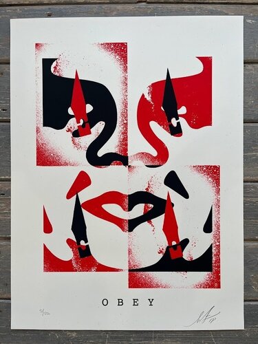 Cut It Up - Do It Yourself (Red) van Shepard Fairey, Afdruk te koop op Singulart