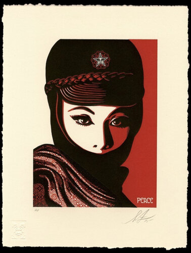 Mujer Fatal Letterpress van Shepard Fairey, Afdruk te koop op Singulart