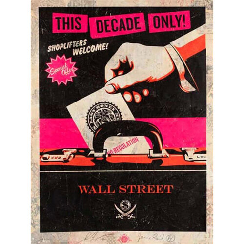 Shoplifters Welcome HPM van Shepard Fairey, Andere media te koop op Singulart