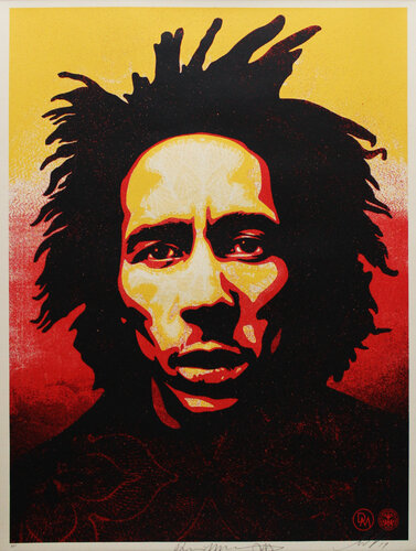 Bob Marley van Shepard Fairey, Afdruk te koop op Singulart