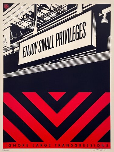 Small Privileges van Shepard Fairey, Afdruk te koop op Singulart