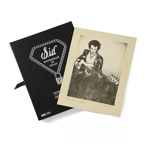 Sid: Superman is Dead' 10 Letterpress Box Set **ON SALE** van Shepard Fairey, Afdruk te koop op Singulart