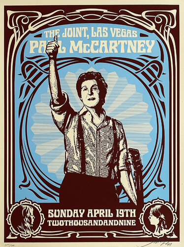 Paul McCartney: The Joint' **ON SALE** van Shepard Fairey, Afdruk te koop op Singulart
