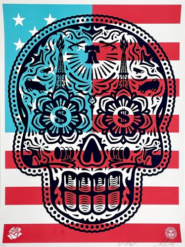 Power & Glory 'Merica van Shepard Fairey, Afdruk te koop op Singulart