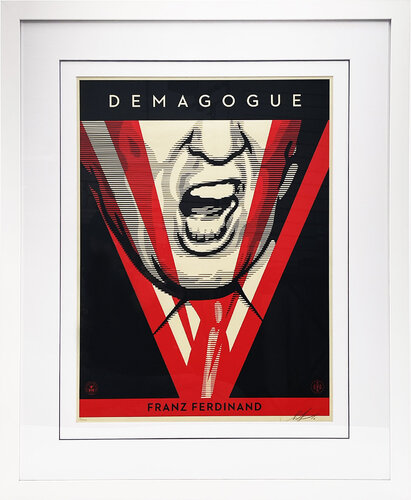 Demagogue' (framed) **ON SALE** par Shepard Fairey, Édition en vente sur Singulart