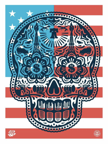 Power & Glory - Merica Variant di Shepard Fairey, Stampa in vendita su Singulart