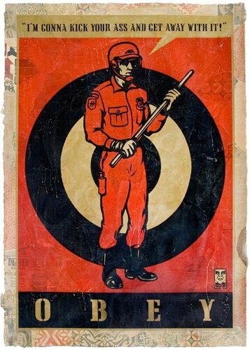 Riot Cop HPM 6/10 van Shepard Fairey, Andere media te koop op Singulart