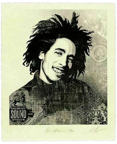 LIVELY UP YOURSELF van Shepard Fairey, Afdruk te koop op Singulart