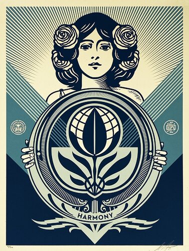 Protect Biodiversity-Cultivate Harmony van Shepard Fairey, Afdruk te koop op Singulart