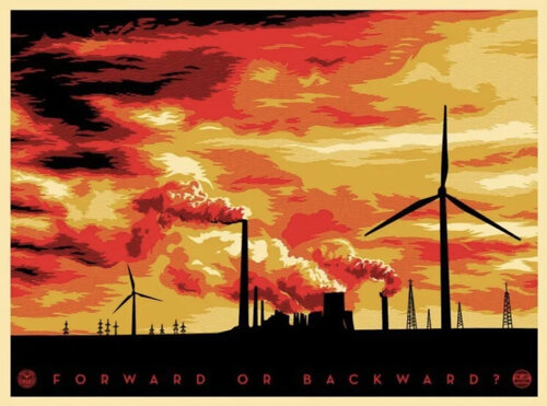 The Last Mountain van Shepard Fairey, Afdruk te koop op Singulart