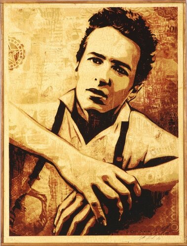 Joe Strummer van Shepard Fairey, Andere media te koop op Singulart