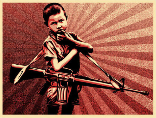 Duality of Humanity 5 van Shepard Fairey, Afdruk te koop op Singulart