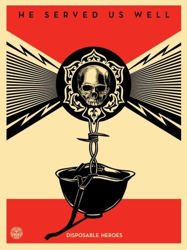 DISPOSABLE HEROES van Shepard Fairey, Afdruk te koop op Singulart