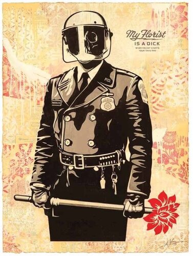 My Florist is a Dick van Shepard Fairey, Andere media te koop op Singulart