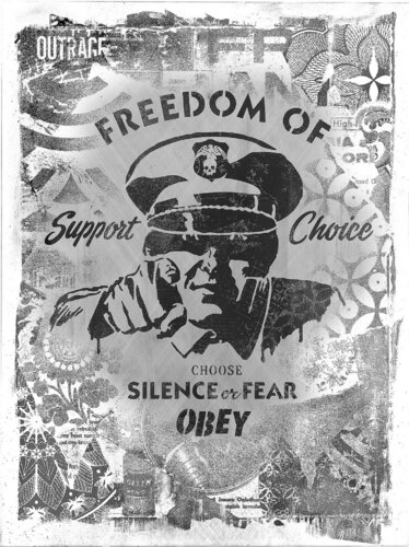 Freedom of Choice van Shepard Fairey, Andere media te koop op Singulart