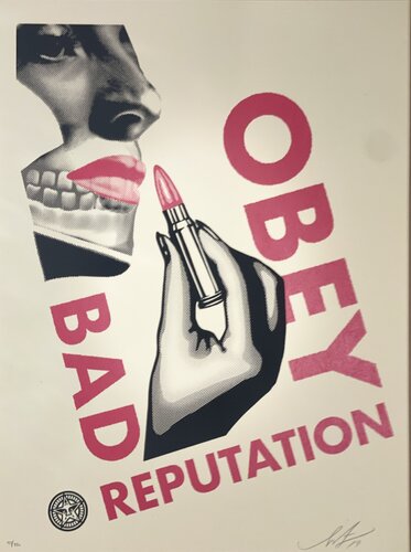 Bad Reputation Shepard Fairey Signed & Numbered van Shepard Fairey, Afdruk te koop op Singulart