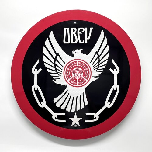 Peace & Freedom Dove (Metal Street Sign) van Shepard Fairey, Andere media te koop op Singulart