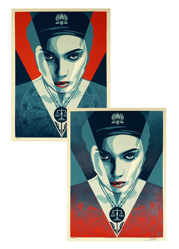 Justice Woman' **ON SALE** van Shepard Fairey, Afdruk te koop op Singulart