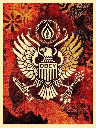 Keep It Underground Shepard Fairey Screenprint Signed and Numbered Street Art van Shepard Fairey, Afdruk te koop op Singulart