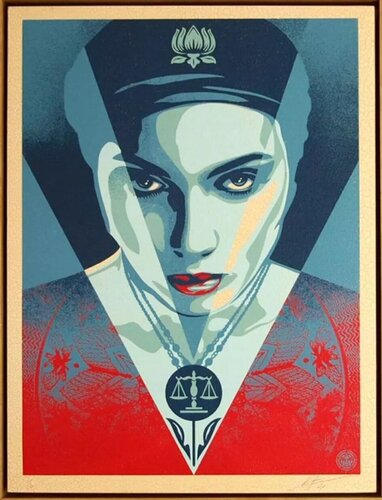 Justice Woman van Shepard Fairey, Afdruk te koop op Singulart