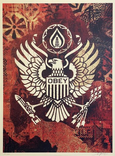 Shepard Fairey Keep It Underground Screen Print 2015 Contemporary Street Art van Shepard Fairey, Afdruk te koop op Singulart