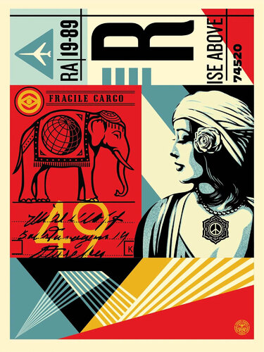 OBEY FRAGILE CARGO van Shepard Fairey, Afdruk te koop op Singulart