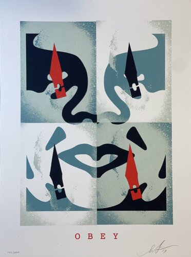 Cut It Up "Do It Yourself" Shepard Fairey Screenprint Street Art Beyond The Street's Exclusive van Shepard Fairey, Afdruk te koop op Singulart