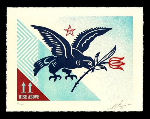 Rise Above Bird van Shepard Fairey, Afdruk te koop op Singulart