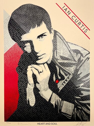 Ian Curtis Heart and Soul van Shepard Fairey, Afdruk te koop op Singulart