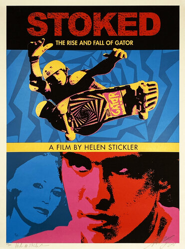 Stoked: Rise/Fall of Gator' (w/dir. Helen Stickler) van Shepard Fairey, Afdruk te koop op Singulart