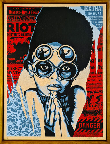 Late Hour Riot van Shepard Fairey, Andere media te koop op Singulart