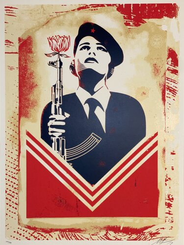 Peace Guard Two "Lisbon" Edition by Shepard Fairey van Shepard Fairey, Afdruk te koop op Singulart