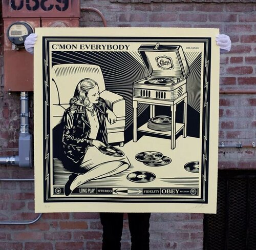 C'mon Everybody, van Shepard Fairey, Afdruk te koop op Singulart