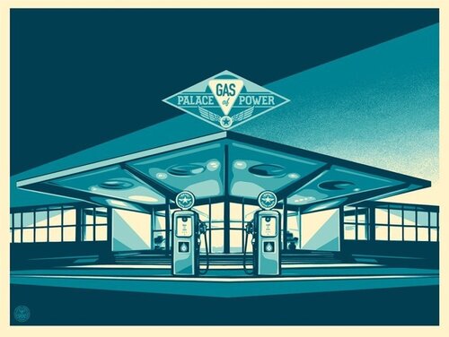 Palace Of Power van Shepard Fairey, Afdruk te koop op Singulart