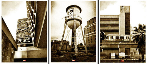 COVERT TO OVERT (GOLD) PRINT SET van Shepard Fairey, Afdruk te koop op Singulart