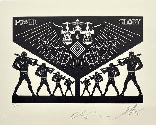 Scales of Injustice van Shepard Fairey, Afdruk te koop op Singulart