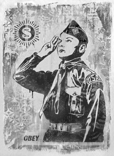 Learn to OBEY van Shepard Fairey, Andere media te koop op Singulart