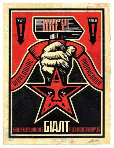 Hammer par Shepard Fairey, Œuvre sur papier en vente sur Singulart