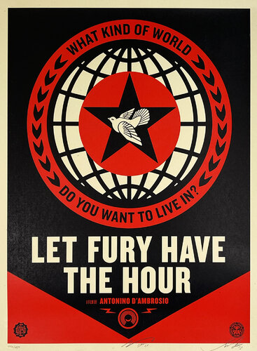 Let Fury Have the Hour' (film) par Shepard Fairey, Édition en vente sur Singulart