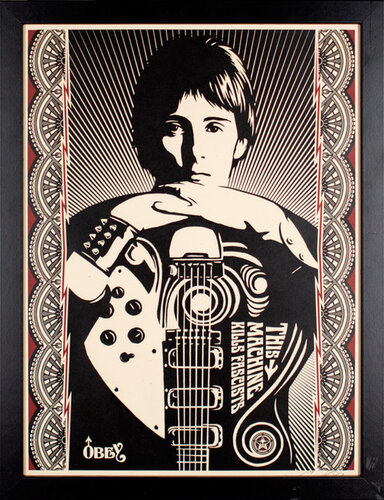 This Machine Kills Fascists par Shepard Fairey, Édition en vente sur Singulart