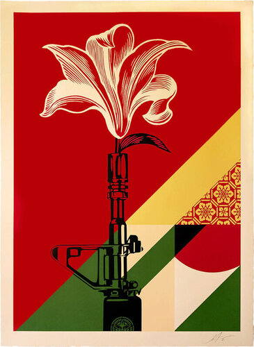 AR-15 Lily par Shepard Fairey, Édition en vente sur Singulart