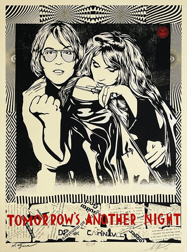 Tomorrow's Another Night' (w/Niagara) **ON SALE** par Shepard Fairey, Édition en vente sur Singulart