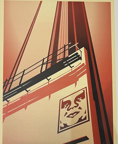 Sunset and Vine Billboard par Shepard Fairey, Édition en vente sur Singulart