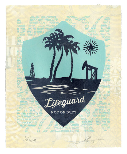Lifeguard Not on Duty par Shepard Fairey, Édition en vente sur Singulart