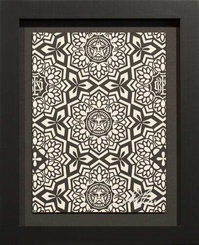 YEN PATTERN (BLACK) par Shepard Fairey, Édition en vente sur Singulart