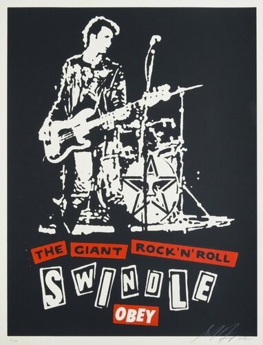 Giant Rock N' Roll Swindle par Shepard Fairey, Édition en vente sur Singulart